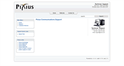 Desktop Screenshot of help.pixius.com
