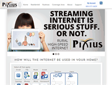 Tablet Screenshot of pixius.com
